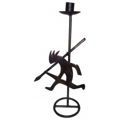 Candle Stand- Warrior Figure